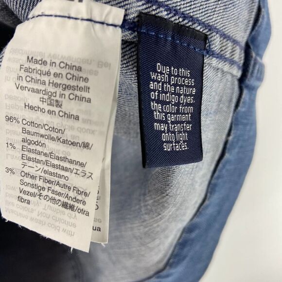 Madewell Medium Wash Full Button Denim Mini Skirt womens 2 - Picture 4 of 6